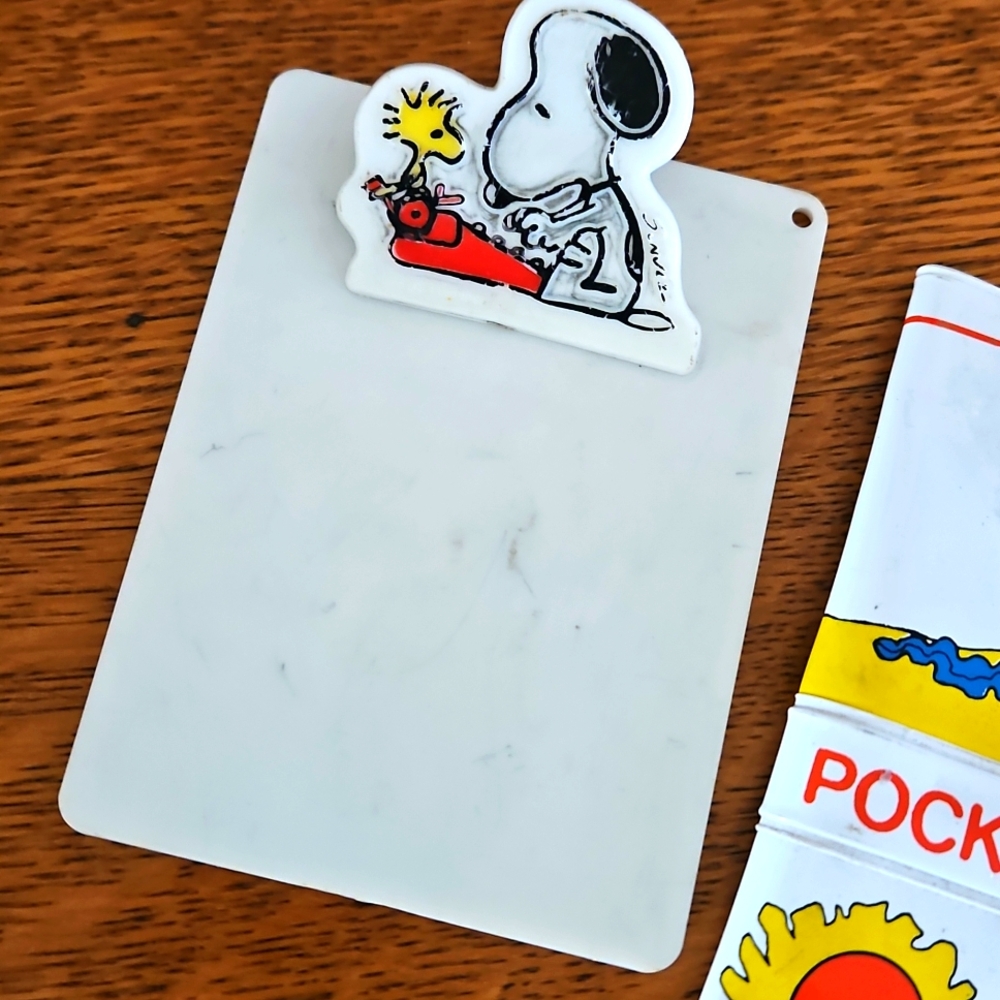 Snoopy Pocket Pal, Tool Set, Stationery, Scissors Lot 1980s Toys Vintage Peanuts - Picture 6 of 8
